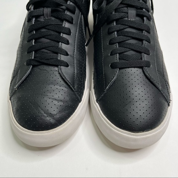 NIKE Tennis Classic AC Black & White Perforated Swoosh Sneakers Kicks SIZE 12.5 - Picture 2 of 12